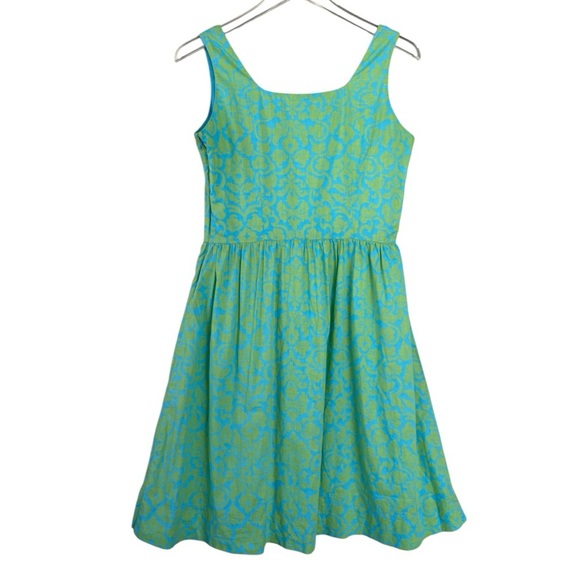 Garnett Hill Preppy 100% Cotton Dress Size 6 - Picture 2 of 4